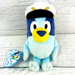 Bluey Toys - 8" Captain Bluey Stuffed Animal Plush - NEW
